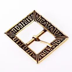 15. Jahrhundert Schnalle Erik, Versilbert