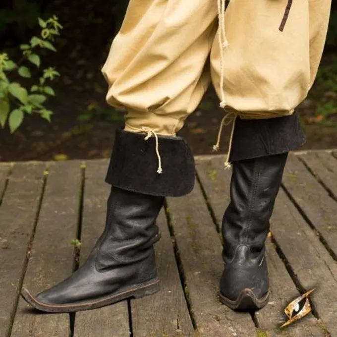 Epic Armoury 15. Jahrhundert Stiefel Schwarz 1 Epic Armoury 15. Jahrhundert Stiefel Schwarz