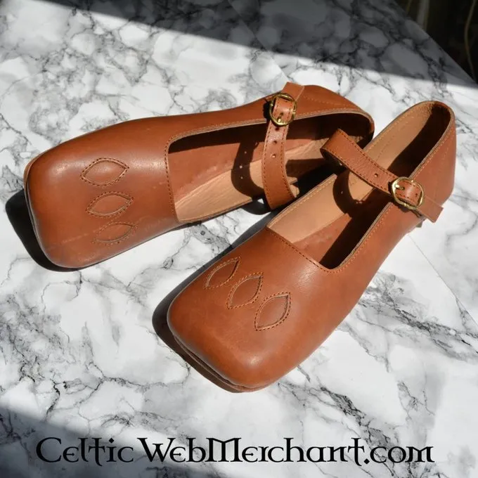 16. Jahrhundert Kuh-Mund-Schuhe 3 16. Jahrhundert Kuh-Mund-Schuhe – Bild 3