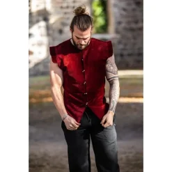 Leonardo Carbone 16. Jahrhundert Wams Geusen, Rot -Mittelalter Mode Geschaft 16 jahrhundert wams geusen rot 3