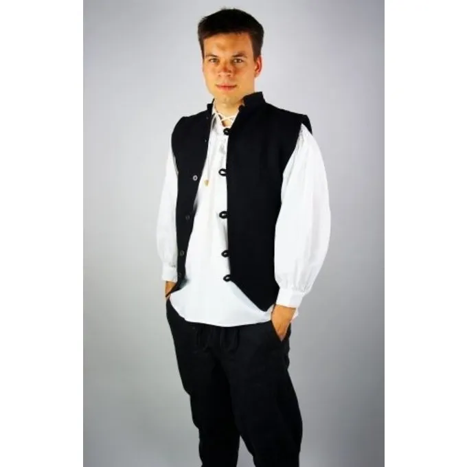 Leonardo Carbone 17. Jahrhundert Seemann Weste, Braun 1 Leonardo Carbone 17. Jahrhundert Seemann Weste, Braun