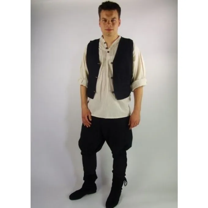 Leonardo Carbone 17. Jahrhundert Wams Mit Knöpfen, Creme 1 Leonardo Carbone 17. Jahrhundert Wams Mit Knöpfen, Creme