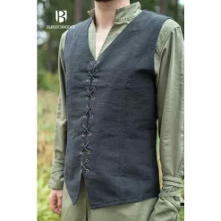 Burgschneider Damenweste Marian, Schwarz 6 Burgschneider Damenweste Marian, Schwarz -Mittelalter Mode Geschaft damenweste marian schwarz 2