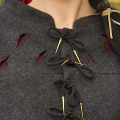 Epic Armoury Doublet Columbus, Dunkelgrau -Mittelalter Mode Geschaft doublet columbus dunkelgrau 5