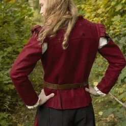 Epic Armoury Doublet Columbus, Rot -Mittelalter Mode Geschaft doublet columbus rot 2