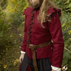 Epic Armoury Doublet Columbus, Rot -Mittelalter Mode Geschaft doublet columbus rot 3