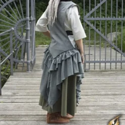 Epic Armoury Dress Raven, Grau -Mittelalter Mode Geschaft dress raven grau 3