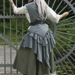 Epic Armoury Dress Raven, Grau -Mittelalter Mode Geschaft dress raven grau 5