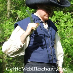 Epic Armoury Englisch Bürgerkrieg Dublett Blau -Mittelalter Mode Geschaft englisch buergerkrieg dublett blau 2