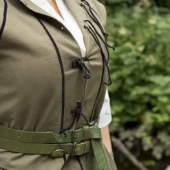 Epic Armoury Englisch Bürgerkrieg Dublette Grün -Mittelalter Mode Geschaft englisch buergerkrieg dublette gruen 3