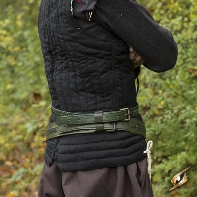 Epic Armoury Geflochtener Schwertgürtel, Grün 2 Epic Armoury Geflochtener Schwertgürtel, Grün – Bild 2