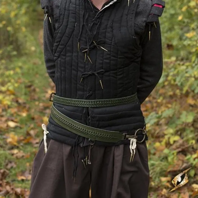 Epic Armoury Geflochtener Schwertgürtel, Grün 1 Epic Armoury Geflochtener Schwertgürtel, Grün