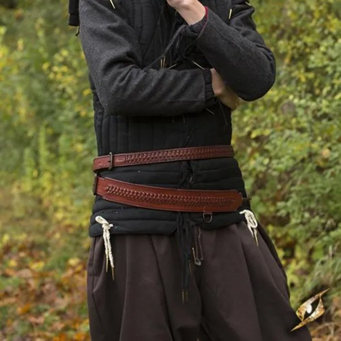 Epic Armoury Geflochtener Schwertgürtel, Rot 1 Epic Armoury Geflochtener Schwertgürtel, Rot