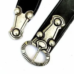 Germanischer Gürtel Ballingen, Schwarz -Mittelalter Mode Geschaft germanischer guertel ballingen schwarz 2