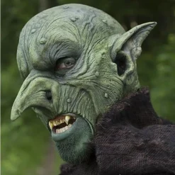 Epic Armoury Goblin-Maske Grün, LARP Mask -Mittelalter Mode Geschaft goblin maske gruen larp mask 3