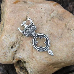 Gothic Gürtelendbeschlag 3 Cm, Versilberter -Mittelalter Mode Geschaft gothic guertelendbeschlag 3 cm versilberter 3