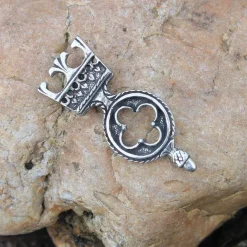 Gothic Gürtelendbeschlag 3 Cm, Versilberter -Mittelalter Mode Geschaft gothic guertelendbeschlag 3 cm versilberter 4