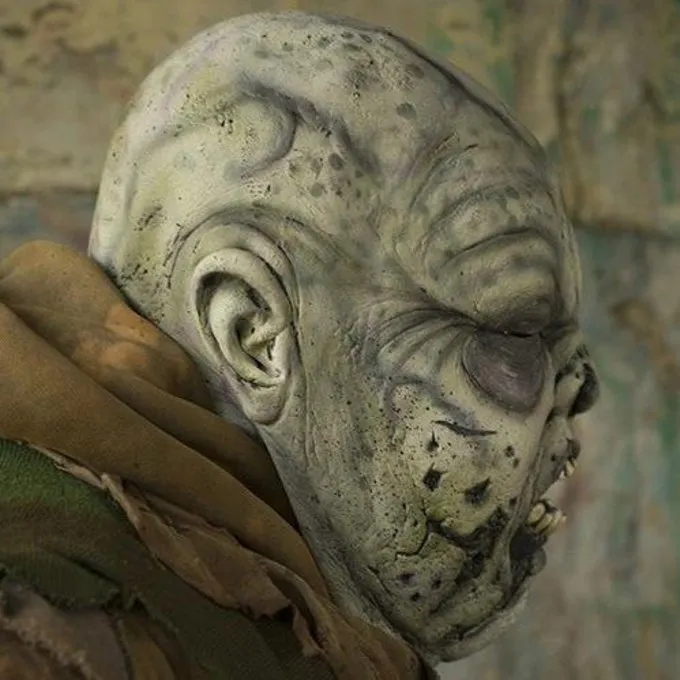 Epic Armoury Grau Grün Zombie Maske 4 Epic Armoury Grau Grün Zombie Maske – Bild 4