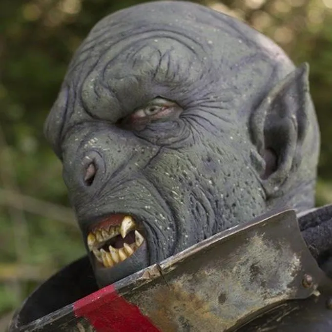 Epic Armoury Grüne Orc Maske 2 Epic Armoury Grüne Orc Maske – Bild 2