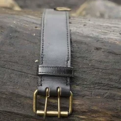 Epic Armoury Gürtel Mit Ringen, Schwarz -Mittelalter Mode Geschaft guertel mit ringen schwarz 3