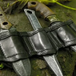 Epic Armoury Halter Für LARP Wurfmesser Schwarz, Inkl. 3 Messer 6 Epic Armoury Halter Für LARP Wurfmesser Schwarz, Inkl. 3 Messer -Mittelalter Mode Geschaft halter fuer larp wurfmesser schwarz inkl 3 messer 2