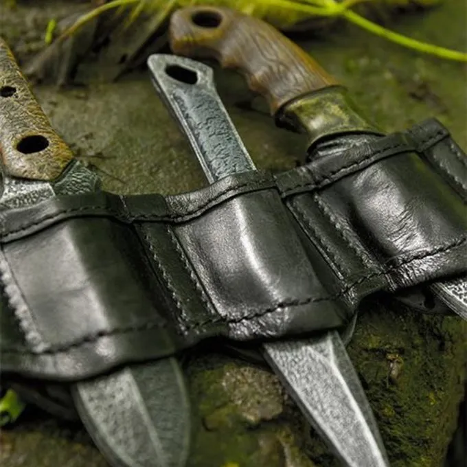 Epic Armoury Halter Für LARP Wurfmesser Schwarz, Inkl. 3 Messer 3 Epic Armoury Halter Für LARP Wurfmesser Schwarz, Inkl. 3 Messer – Bild 3