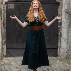 Leonardo Carbone Keltischer Gürtel Shannon, Braun -Mittelalter Mode Geschaft keltischer guertel shannon braun 3