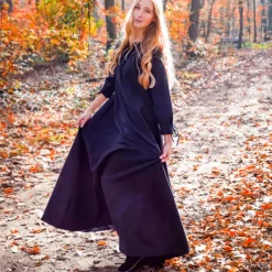 Leonardo Carbone Kleid Alina, Schwarz -Mittelalter Mode Geschaft kleid alina schwarz 2