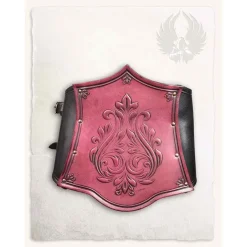 Mytholon Korsett Iolde Mit Blumen, Rotschwarz -Mittelalter Mode Geschaft korsett iolde mit blumen rotschwarz 4