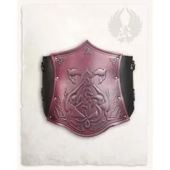 Mytholon Korsett Iolde Mit Blumen, Rotschwarz -Mittelalter Mode Geschaft korsett iolde mit blumen rotschwarz 5