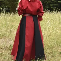 Mädchenrock Loreena, Schwarz-rot -Mittelalter Mode Geschaft maedchenrock loreena schwarz rot 2
