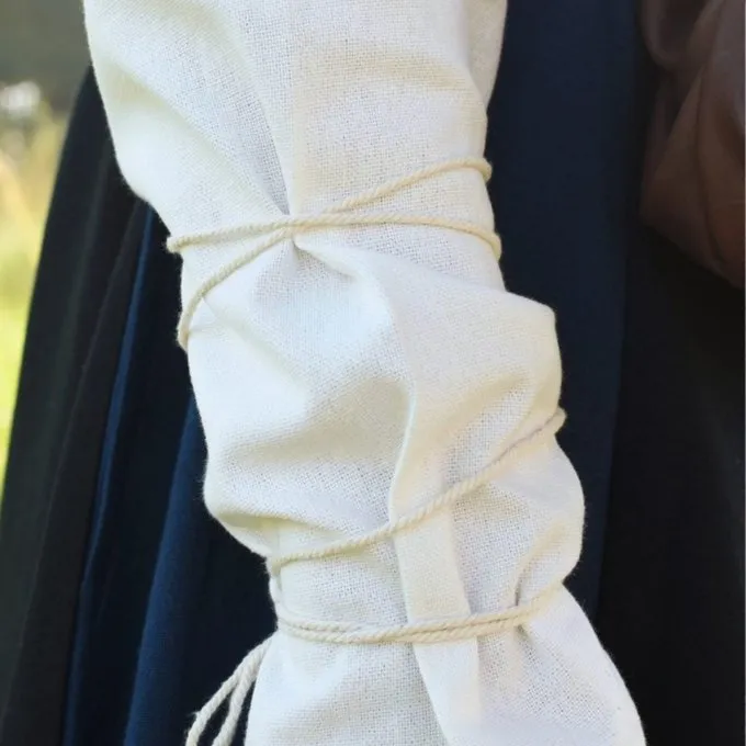 Mittelalterliche Bluse Aubrey, Natürliche 3 Mittelalterliche Bluse Aubrey, Natürliche – Bild 3