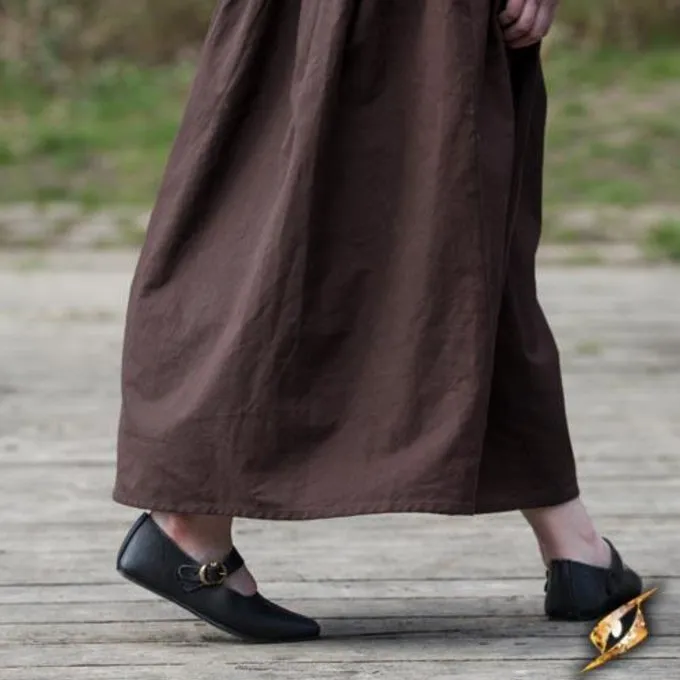 Epic Armoury Mittelalterliche Damenschuhe Astrid, Schwarz 4 Epic Armoury Mittelalterliche Damenschuhe Astrid, Schwarz – Bild 4