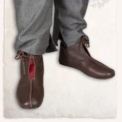 Mytholon Mittelalterliche Schuhe Einhard Braun 6 Mytholon Mittelalterliche Schuhe Einhard Braun -Mittelalter Mode Geschaft mittelalterliche schuhe einhard braun 2