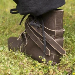 Epic Armoury Mittelalterliche Stiefeletten Godfrey, Braun -Mittelalter Mode Geschaft mittelalterliche stiefeletten godfrey braun 3