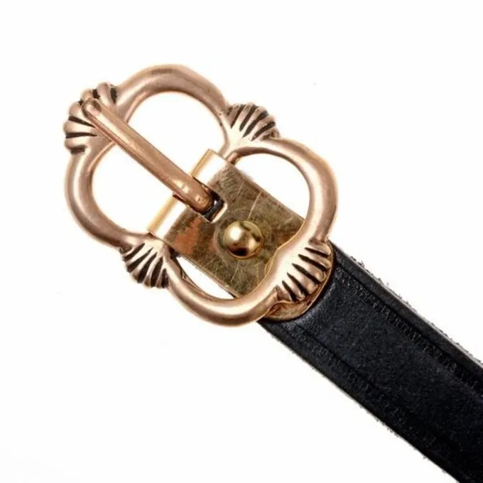 Mittelalterlicher Gürtel Salisbury, Schwarz 3 Mittelalterlicher Gürtel Salisbury, Schwarz – Bild 3