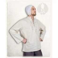 Mytholon Mittelalterliches Hemd Leomar, Creme