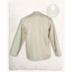 Mytholon Mittelalterliches Hemd Leomar, Creme -Mittelalter Mode Geschaft mittelalterliches hemd leomar creme 3