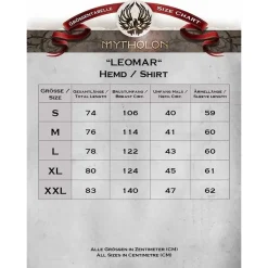 Mytholon Mittelalterliches Hemd Leomar, Creme -Mittelalter Mode Geschaft mittelalterliches hemd leomar creme 5