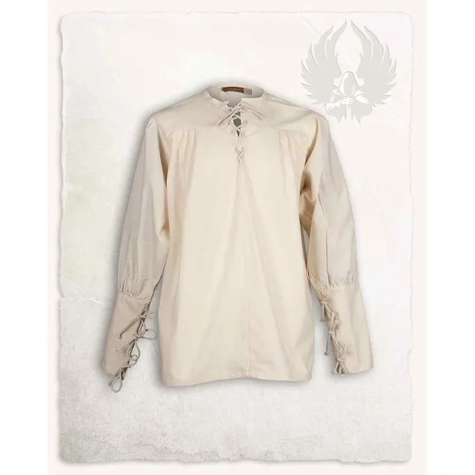 Mytholon Mittelalterliches Hemd Simon, Natürlich 6 Mytholon Mittelalterliches Hemd Simon, Natürlich – Bild 6