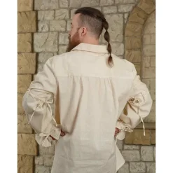 Mytholon Musketier -Shirt Tilly, Creme -Mittelalter Mode Geschaft musketier shirt tilly creme 2
