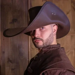 Rawblade Musketierhut Toledo, Braun 7 Rawblade Musketierhut Toledo, Braun -Mittelalter Mode Geschaft musketierhut toledo braun 2