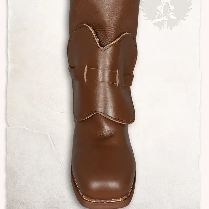 Mytholon Musketierstiefel Porthos Braun 2 Mytholon Musketierstiefel Porthos Braun – Bild 2