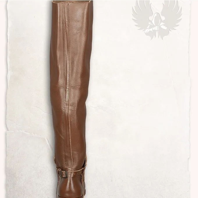 Mytholon Musketierstiefel Porthos Braun 4 Mytholon Musketierstiefel Porthos Braun – Bild 4