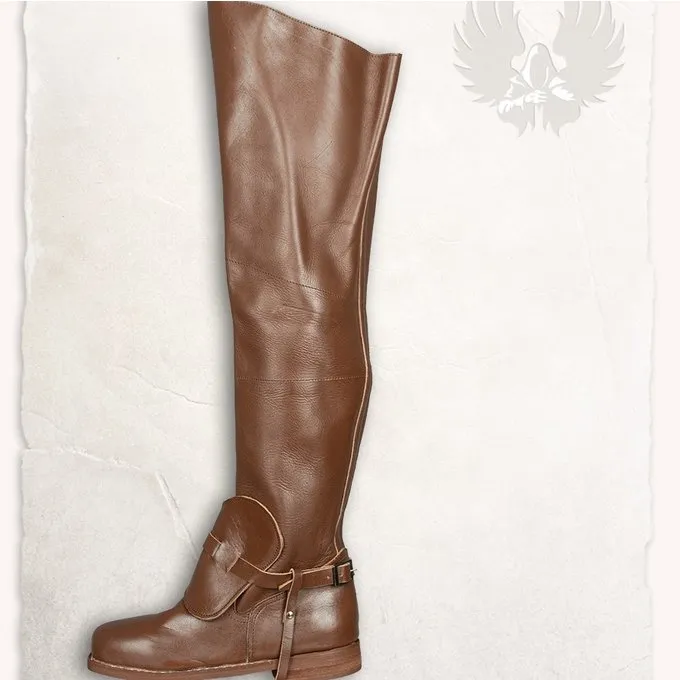 Mytholon Musketierstiefel Porthos Braun 5 Mytholon Musketierstiefel Porthos Braun – Bild 5