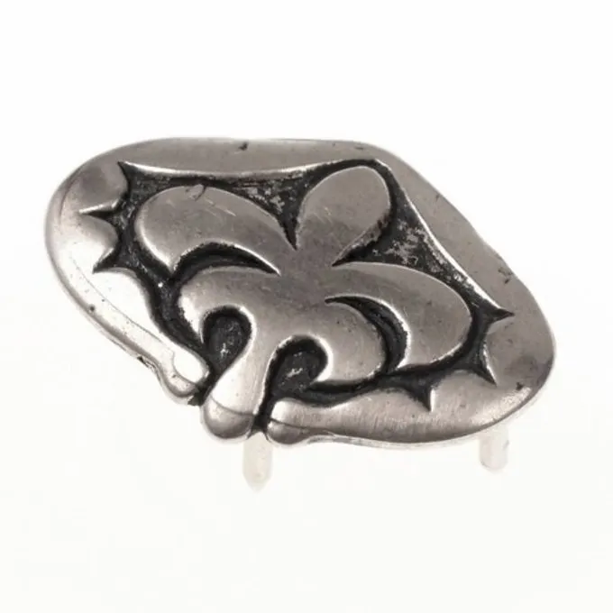 Palm-förmigen Riemen Einpassen Birka Grab 1074, Versilbert 1 Palm-förmigen Riemen Einpassen Birka Grab 1074, Versilbert