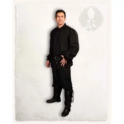 Mytholon Piratenhemd Bastian, Schwarz