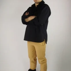 Leonardo Carbone Piratenhemd, Schwarz -Mittelalter Mode Geschaft piratenhemd schwarz 2