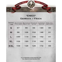 Mytholon Piratenjacke Enigo, Burgund -Mittelalter Mode Geschaft piratenjacke enigo burgund 2