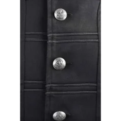 Mytholon Piratenjacke Enigo, Schwarz 11 Mytholon Piratenjacke Enigo, Schwarz -Mittelalter Mode Geschaft piratenjacke enigo schwarz 5